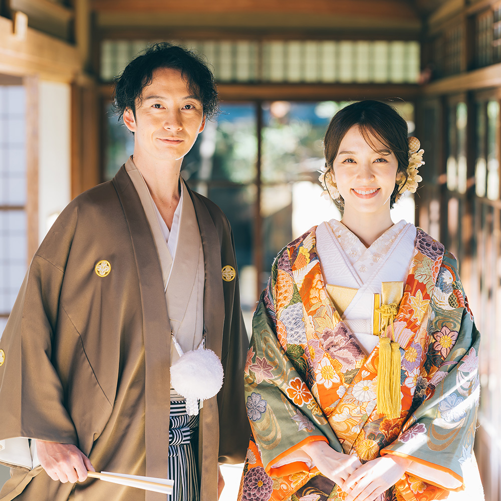 千葉県野田市の野田市市民会館でのロケーションウェディング写真