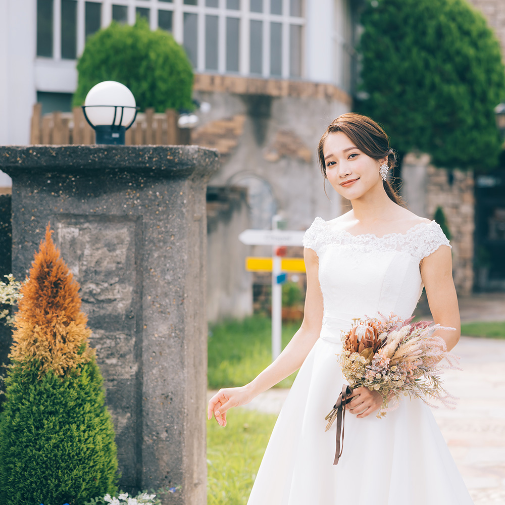 埼玉県草加市のステッラポラーレでのロケーションウェディング写真